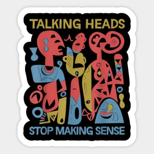 Talking Heads Brilliant Beats Sticker